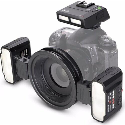 Meike MK-MT24 Macro Twin Lite Flash for Nikon Digital SLR Camera D5100 D5200 d5300 D750 D800 D810 D80 D90 D5 D850 D3100 D3200