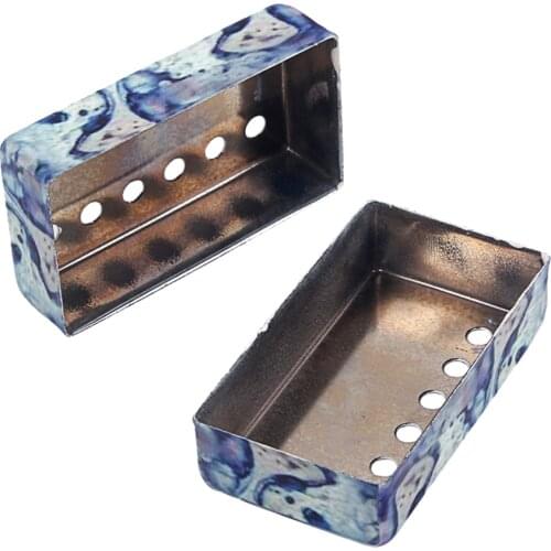 Humbucker Pickup Covers for Electric Guitar Parts Accessories Neck Bridge Metal Humbucker Cover 50mm 52mm