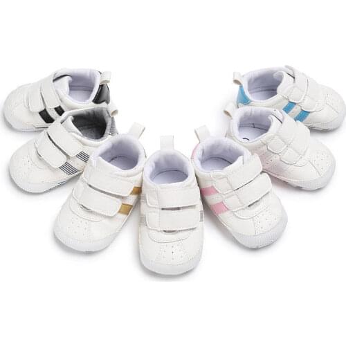New Baby Toddler Infant boy Girl Soft Sole fashion prewalker Crib Shoes Casual Shoes 0-18 Month