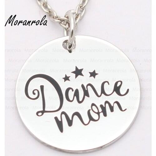 New arried "DANCE MOM "Copper necklace Keychain,charm Mothers Day necklace Mom birthday gift for mom Dance mama charm