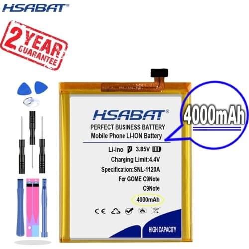 New Arrival [ HSABAT ] 4000mAh Replacement Battery for GOME C9Note C9 Note 2018X87A