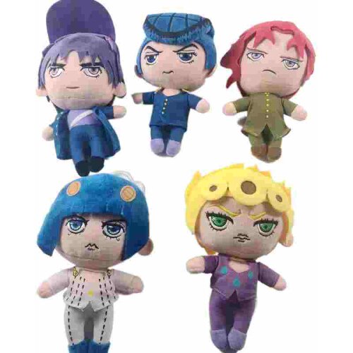 22cm JoJos Bizarre Adventure Golden Wind Plush Giorno Narancia Mista PLUSH DOLL