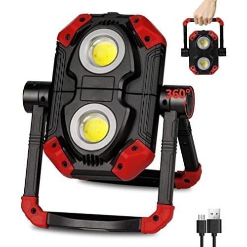 Portable LED Work Light 2COB USB Rechargeable Flood Lights Waterproof Working Light For Camping Hiking Emergency Car Outdoor