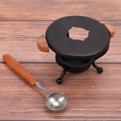 Durable Retro Tripod Fire Paint Wax Melting Wax Tripod Furnace Sealing Wax Spoon
