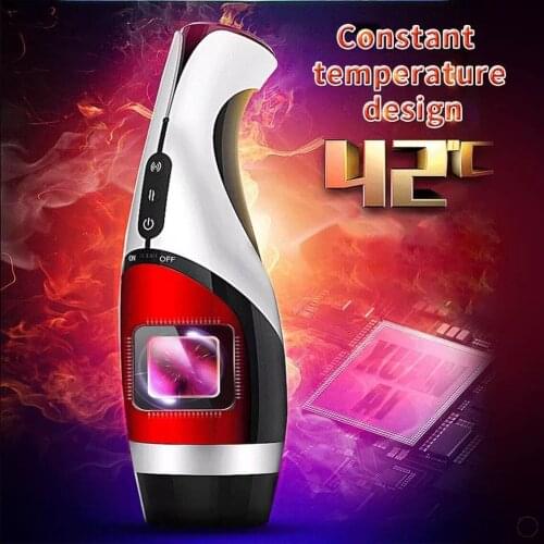 Realistic Pussy Blowjob Sucking Penis Massager Sex Machine Sex Toys for Man Automatic Telescopic Rotation Male Masturbator Cup