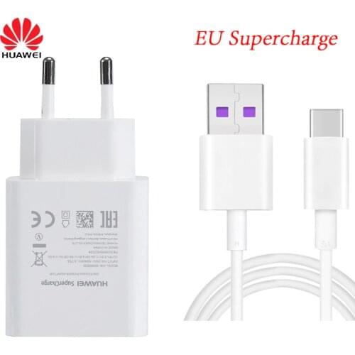 Huawei Nova 5T 5V 4.5A Super Charge Wall Charger Fast USB Type C Cable For P20 P30 P40 Mate 9 10 20 RS 30 Pro Honor 20 V10 V20