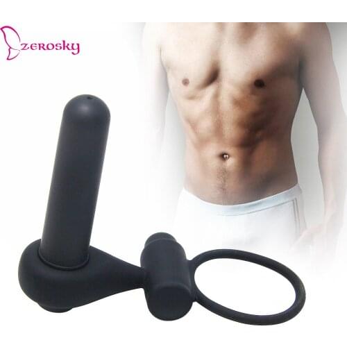 Silicone Vibrating Cock Ring Delay Ring Adult Sex Toys Penis Ring Rubber Bullet Vibrator Sex Toys for Men Men Ring