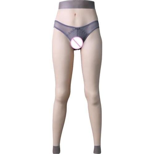 Ankle-length Silicone Panty Realistic Full Silicone Fake Vagina Panty Crossdresser Transgender Cosplay Transvestite Dragqueen 1G