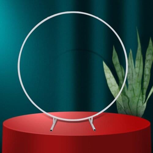 Wedding Balloons Arch Kit Circle Birthday Party Decor Wedding Flower Decoration Bows Background Frame Bow Metal Backdrop Stand