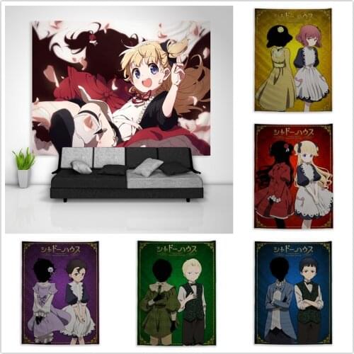 Shadows House Emilyko Kate Lou Louise Shaun John Ram Tapestry Art Wall Hanging Sofa Table Bed Cover Home Decor Poster