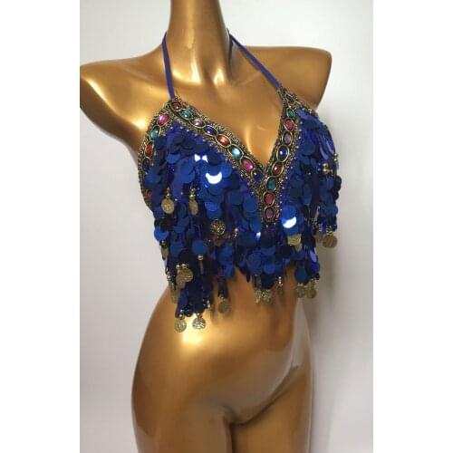 Musical festival sequins bra top # TOP19015