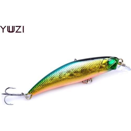 YUZI 2018 New 1PCS Hard Minnow Fishing Lures 6.5cm 4g Crankbaits Fishing Carp Small Baits Artificial Lure Two Hooks Tackle
