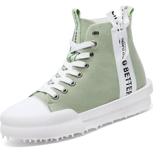 Round Toe Platform High-Top Shoes Lace-Up Solid Color Casual Shoes Platform WomenS Shoes