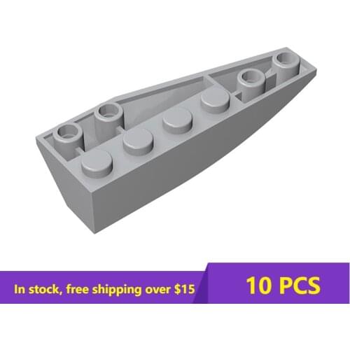 10PCS MOC Bricks Assembles Particles 41765 2x6 (Left) for Building Blocks Bricks Bulk Model DIY Educational High-Tech Spare Toys