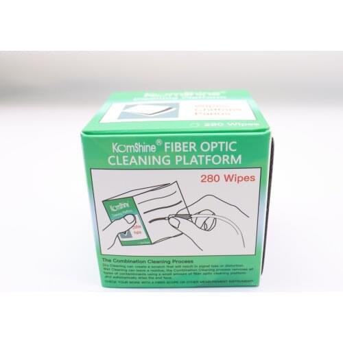 280 Wipes Komshine FOCP GREEN SC,FC,ST,LC Fiber Optic Connector Adaptor 1000+ Fiber Optic Cleanings platform Cube Cleaning