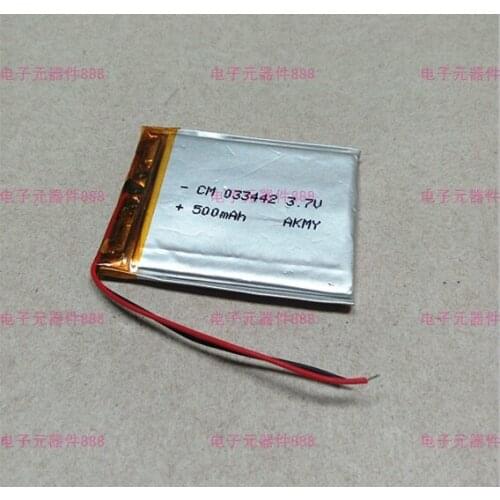 3.7V lithium polymer rechargeable battery 303442303443 MP3/4/5 Bluetooth interphone battery Rechargeable Li-ion Cell Rechargeabl