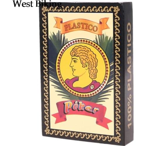 40pcs/set Spanish Playing Cards PVC Plastic Poker Cards Magic Props Family Party Board Game