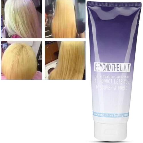 400ml Hair Faded Bleaching Shampoo Mild No Stimulation Hair Care Bleaching Cream Hair Care Styling Tool for Salon Barber Supply