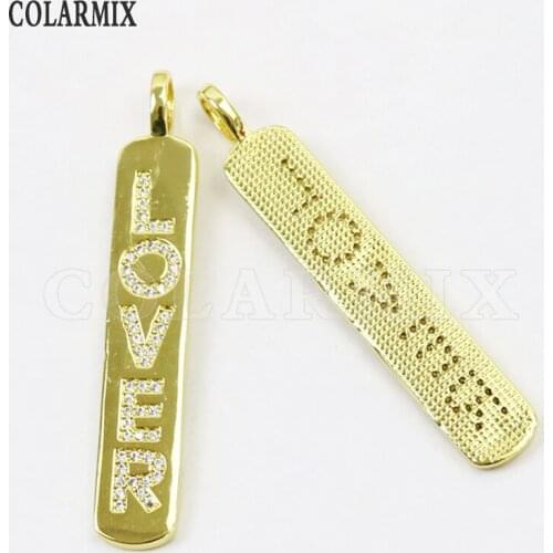 8 Pcs Lover pendant Metal Gold Hat Rectangle jewelry Pendant Jewelry Accessories Jewelry pendant Gift 7411