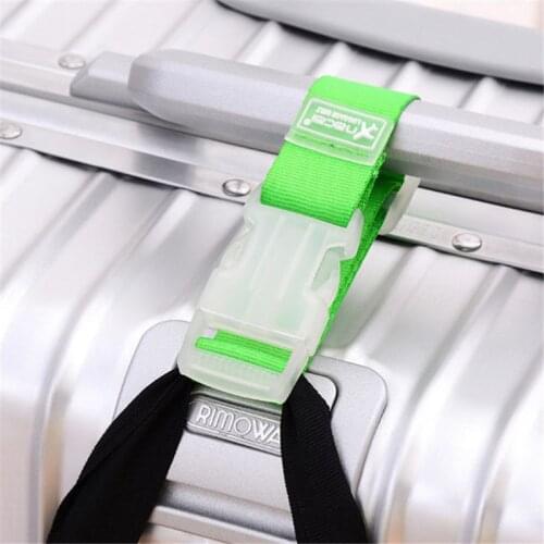 Luggage Suitcase Bags Hang Buckle Portable Travel Hanging Belt Anti-Lost Clip Add-A-Bag Strap Accessories For Bags