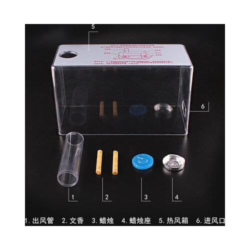 Formation of the wind experimental materials natural sciences Hot air rising demonstrator Physics teaching instrument