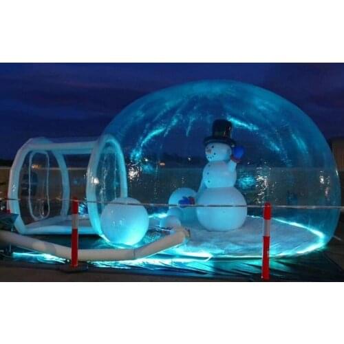 Customized Inflatable Bubble Tree House Outdoor Bubble Hotel For Advertising Igloo Tent Bubble Dome Camping Tent With Fan