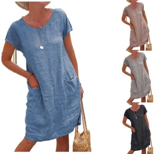 Простые летние платья Kalenmos China At AliExpress