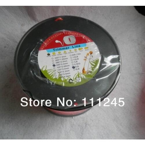 ROUND x 2.4MM X 3LB GRASS GATOR TRIMMER LINE DIAM. 0.095" X APPROX. 250M ROLL SPOOL PACKING STRIMMER NYLON LINE