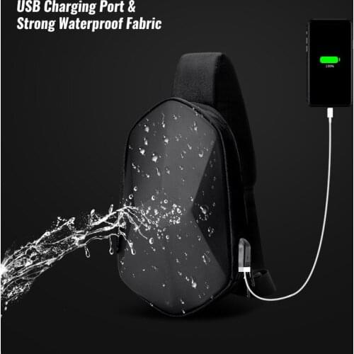 DIENQI 2020 Summer Mini Men Bag Anti-theft Small Bag For Men Crossbody Bags USB Sling Belt One Shoulder Purse Bullcaptain Bags