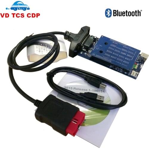 VD TCS CDP Pro Plus With LED 3 IN1 Full Set Diagnostic tool 2017 R3 2016.00 R0 Support More Cars New vci With Bluetooth Scanner