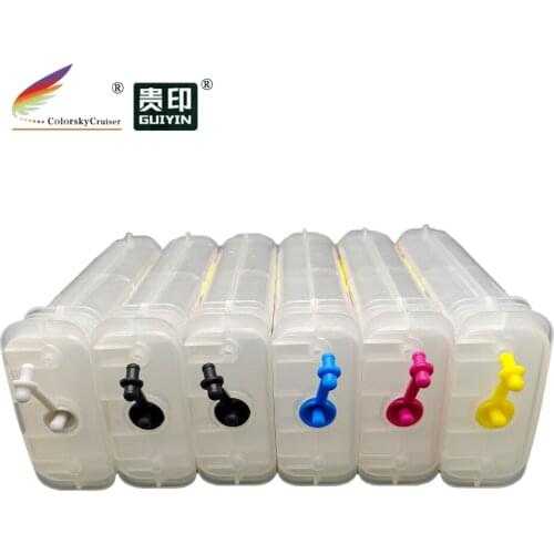 RCH-72) Refill Ink inkjet Cartridge for HP72 HP 72 T610 T620 T790 T1100 T1120 T1200 T770 T2300 C9403A C9397A with ARC free dhl