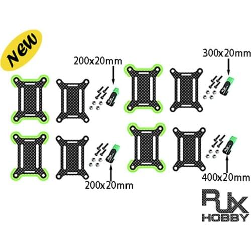 FPV Drone Backpack Plug-in Accessories Bundle Mount with 200X20MM or 300X20MM Strap for RC FPV Drone Quadcopters