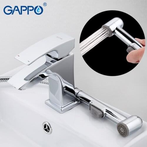 GAPPO Basin Faucet Basin mixer tap faucet Chrome basin sink faucet deck mounted water kranen torneira do anheiro