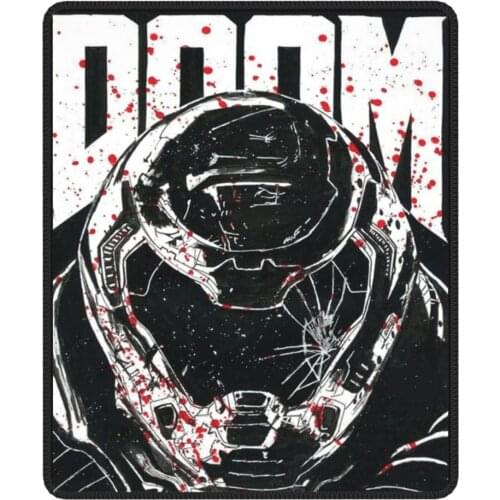 Doom Eternal Doomslayer Unique Mouse Pad Doomguy Doom Slayer Cacodemon Lockedge Soft Mat Natural Rubber Office Home Deco Mat