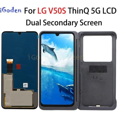 Dual display For LG V50S ThinQ 5G LCD Display Secondary Touch Panel Dual Screen Digitizer Assembly For LG G8X ThinQ G850 LCD