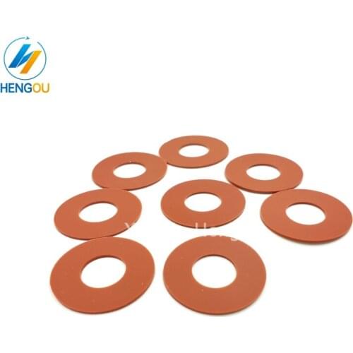 High quality 100 pieces red rubber sucker 32x14x1mm offset printing machine parts