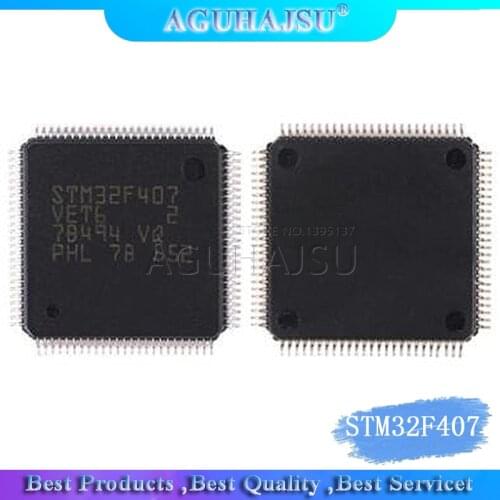 1PCS STM32F407VET6 LQFP100 STM32F407 QFP ARM new and original IC