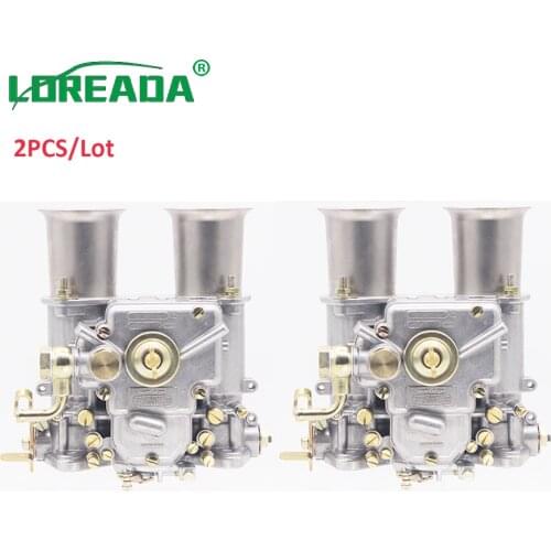 2PCS X Carb Assy 45 DCOE Weber Carburetor For Twin Choke 19600.060 4 cyl 6 Cyl or V8 EnginesDellorto Solex 45DCOE