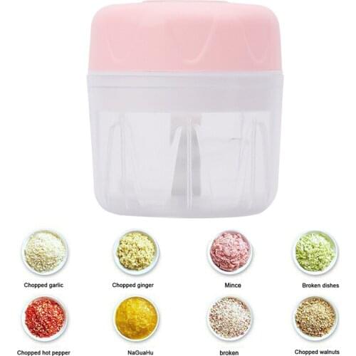 Wireless Electric Garlic Masher Press Mincer Chili Meat Grinder Vegetable Food Chopper Masher Machine Crusher Kitchen Tools