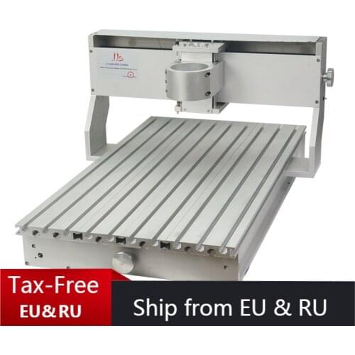 CNC 6040 Engraving Machine Body 80mm Spindle Motor Clamp Ball Screw 1605 CNC Frame