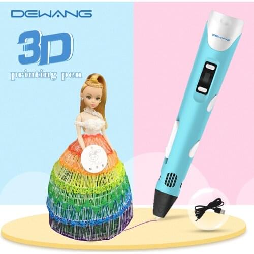 DEWANG 3D Pen for Kid 3D Printing Pen with USB RP800A 3D Pen PLA ABS Filament DIY Toy Birthday Gift Drawing Pen 3D Printing Pen