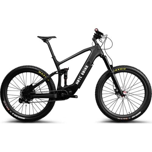 Custom 27.5inch electric carbon bike BAFANG M600 G521 48V500W Mid motor carbon fiber frame trail mountain cross country e-bike