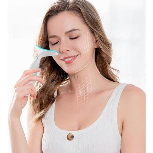 Remove Double Chin Neck Device LED Photon Heating Therapy Anti-Wrinkle Neck Care Tool Vibration Skin Lifting Tightening Massager