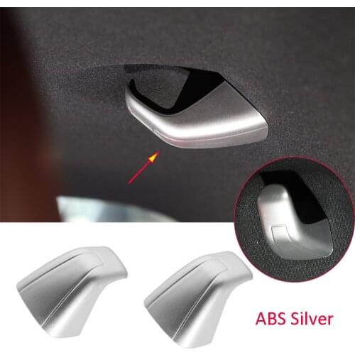 ABS Inner Rear Row Hook Decorative Cover Kit for Dodg Challenger 2015-2020