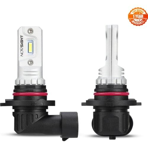 NOVSIGHT LED Fog Lamp H11 H8 H9 H7 H3 H1 Fog Light Bulbs Car Headlight 9005 HB3 9006 HB4 2000LM 6000K 60W Headlamp 2pcs