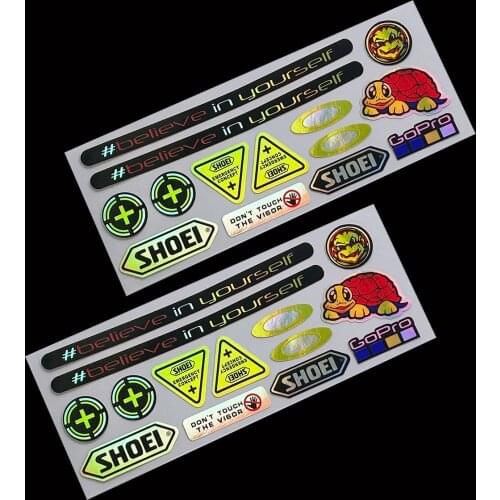 Laser Rainbow Motorcycle Side Strip Bike Helmet Sticker Car Styling Vinyl Decal For YAMAHA Honda KTM Kawasaki New Arrvial