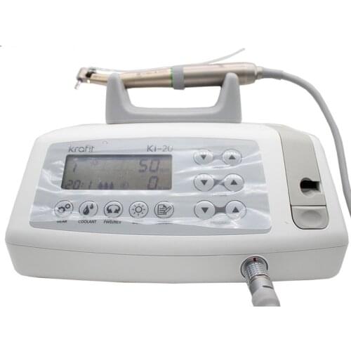Ental implant motor machine Korea original ki-20 implant system dentist equipment with 1 pcs LED contra angle handpiece kit