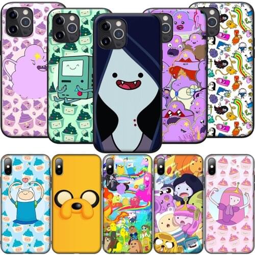 GX12 Adventure Time Finn Jake Silicone Soft Case for iPhone 12 Mini 11 Pro XS Max XR X 8 7 6 6S Plus 5 5S SE 2020