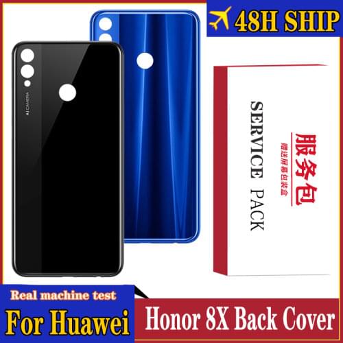 Original Back Housing Replacement for Huawei Honor 8X Back Cover Battery Glass with adhesive Sticker for Honor View 10 Lite