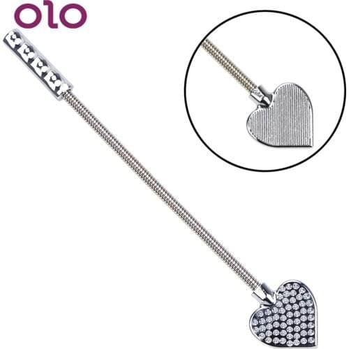 OLO Role Play SM Sex Toy For Man Woman Spanking Bondage Slave Tool Bendable Couple Flirting Whip Handle Flogger Adult Games